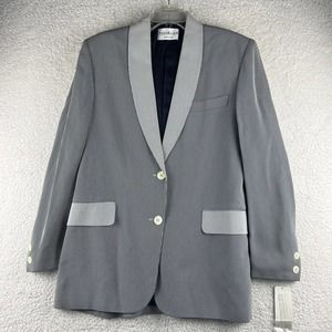 MARCELLO CIONI Women’s Sz 10 (Medium) Blazer Made In Italy Fake Pockets NWT $372